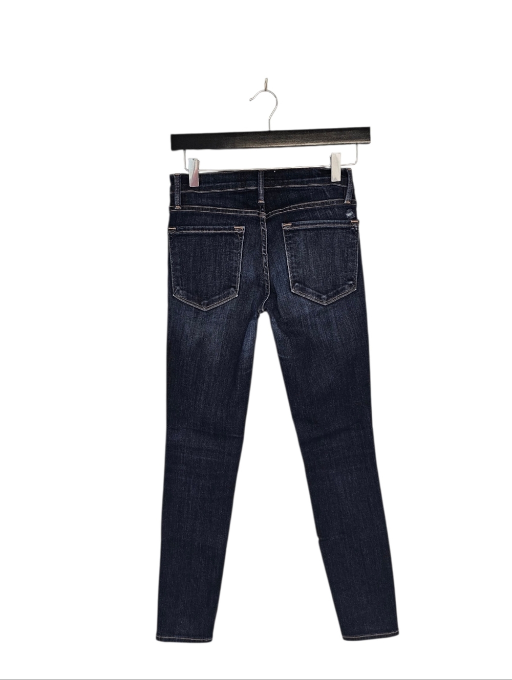 Frame Denim Le Skinny De Jeanne Mid Rise‎ Blue Jeans 26 Preowned - Picture 2 of 8